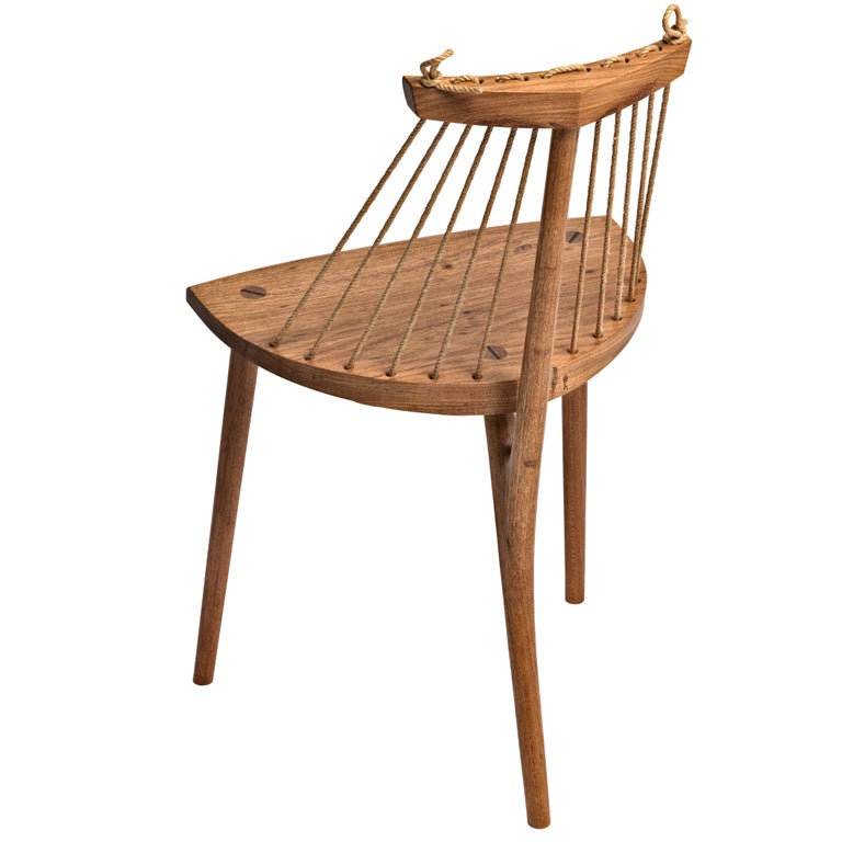 Contemporary Three Legged Chair in Brazilian Hardwood by Ricardo Graham