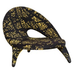 Arabesque Organic Shape Chair Designed by Folke Jansson, Sweden