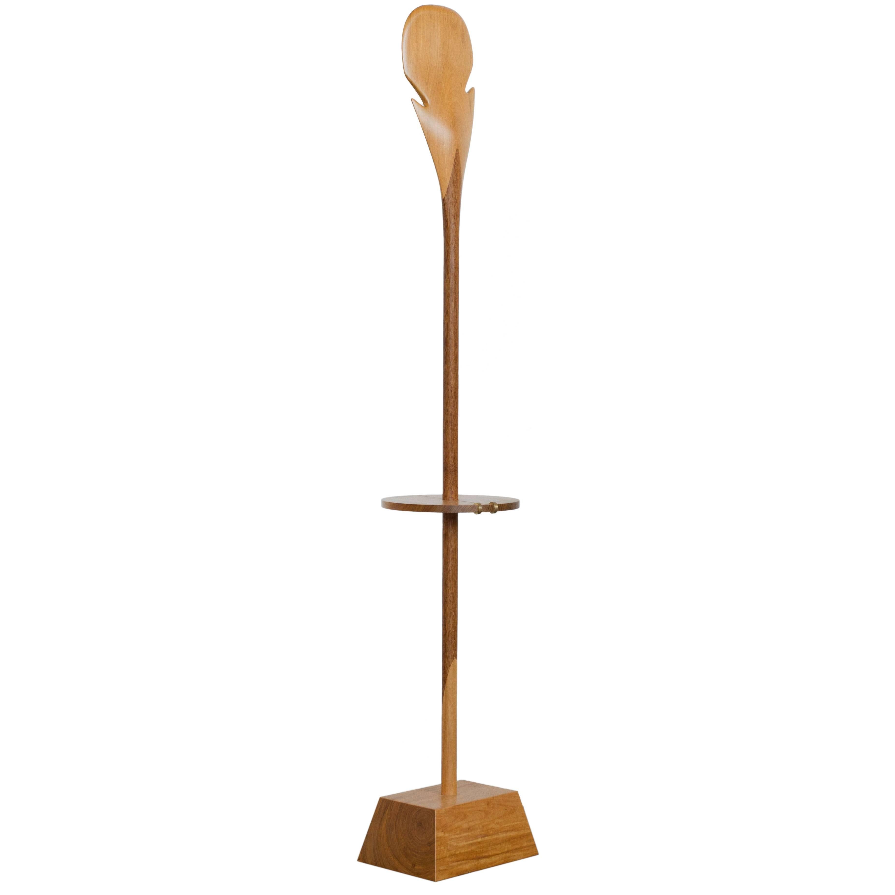 Hat Stand or Coat Rack in Tropical Hardwood by Ricardo Graham Ferreira