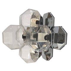 Large Modular Wall or Ceiling Lamp by Motoko Ishii for Staff, 1970s