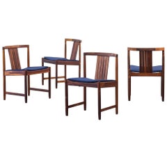 Set of Four Dining Chairs Attributed to Illum Wikkelsø Rosewood