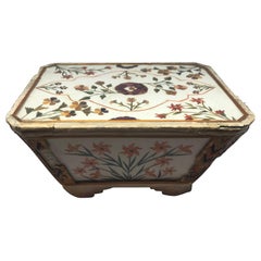 Italian Decoupage Straw Box