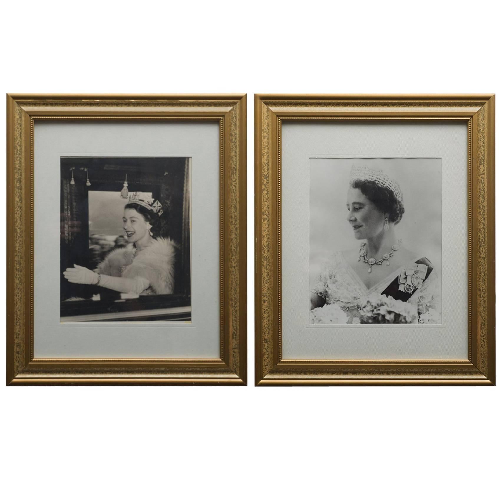 Queen and Queen Mother Period Press Photographs