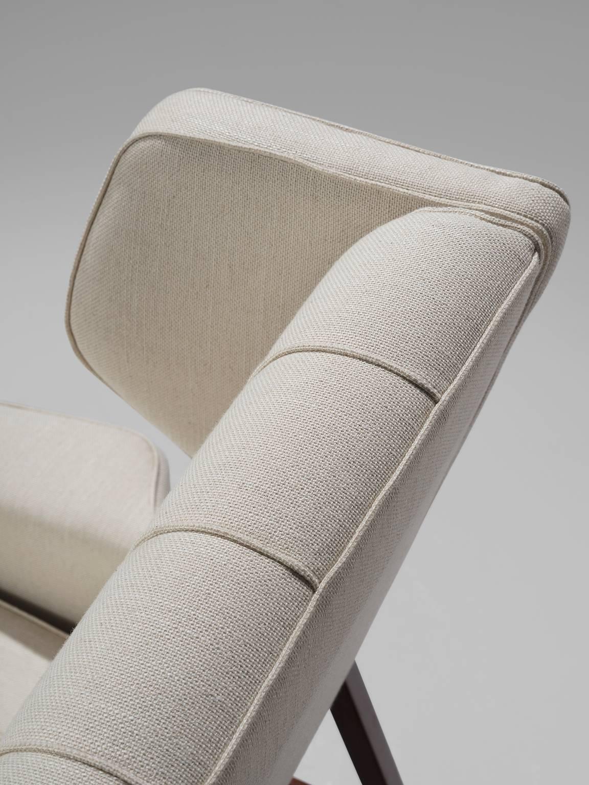 Gianfranco Frattini Reupholstered Lounge Chair for Cassina 2