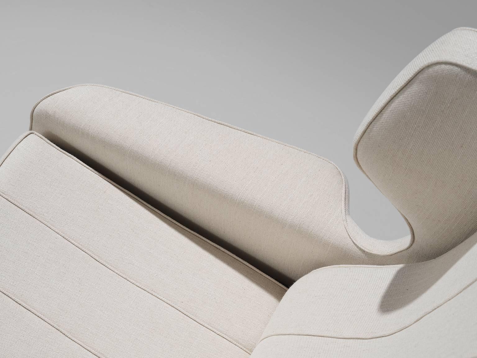Gianfranco Frattini Reupholstered Lounge Chair for Cassina 3