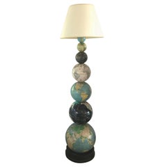 Vintage Globe Floor Lamps