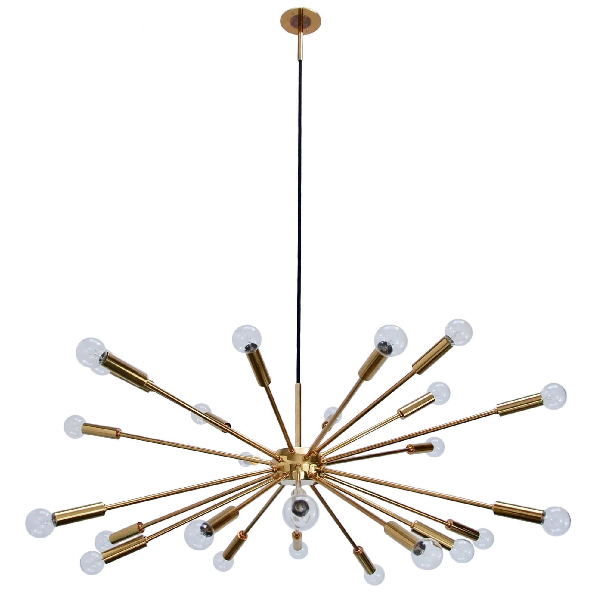 Brass Sputnik in the Manner of Gino Sarfatti For Sale