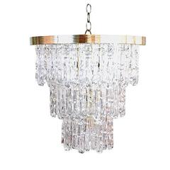 Tiered Lucite Icicle Chandelier 10