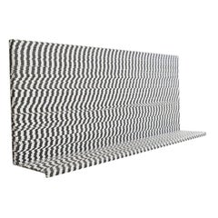 Contemporary Bespoke 'Misfire' Wall Shelf In Textured Steel and Resin