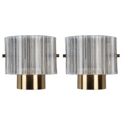 Orrefors Sconces, circa 1960