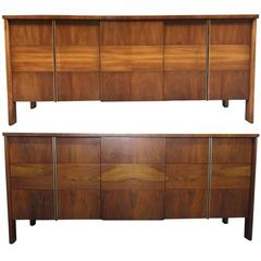 Two John Widdicomb Dressers or Credenzas by Dale Ford