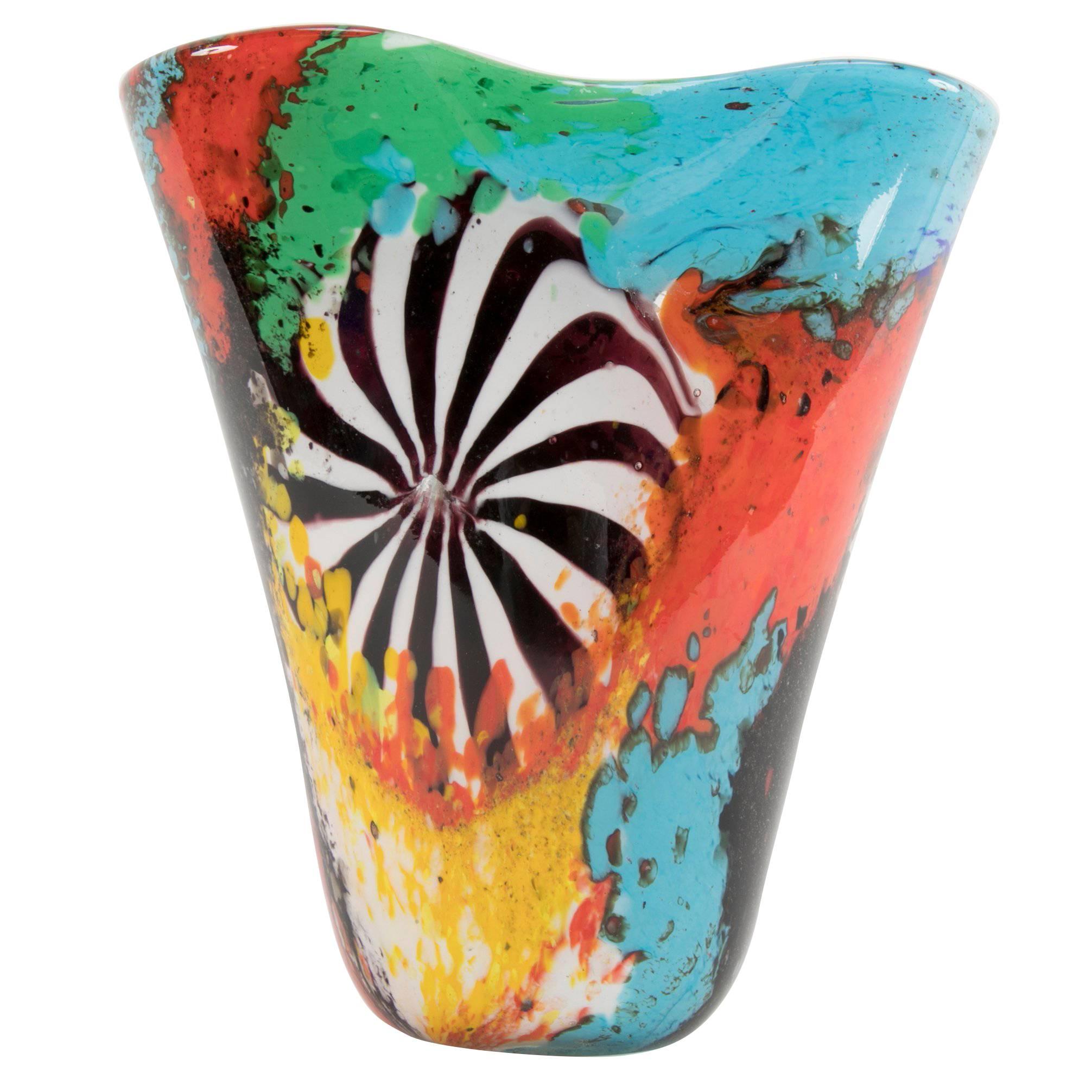 Dino Martens "Oriente" Vase for Aureliano Toso For Sale