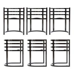Set of Six Richard Meier Dining Room Chairs 10
