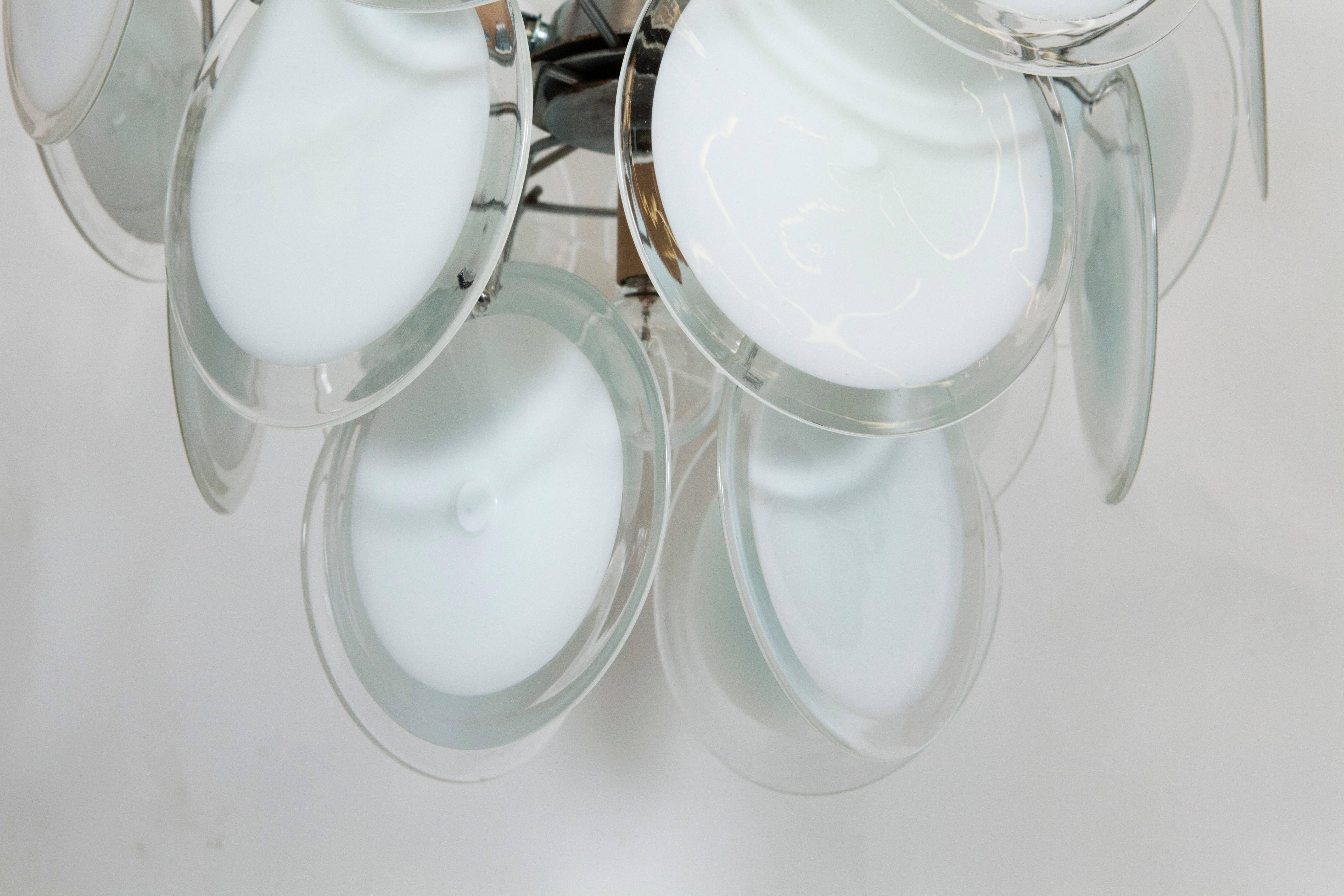 Gino Vistosi Murano glass chandelier.