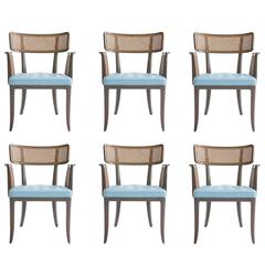 Edward Wormley Super Curve Dining Chairs, Set of Six