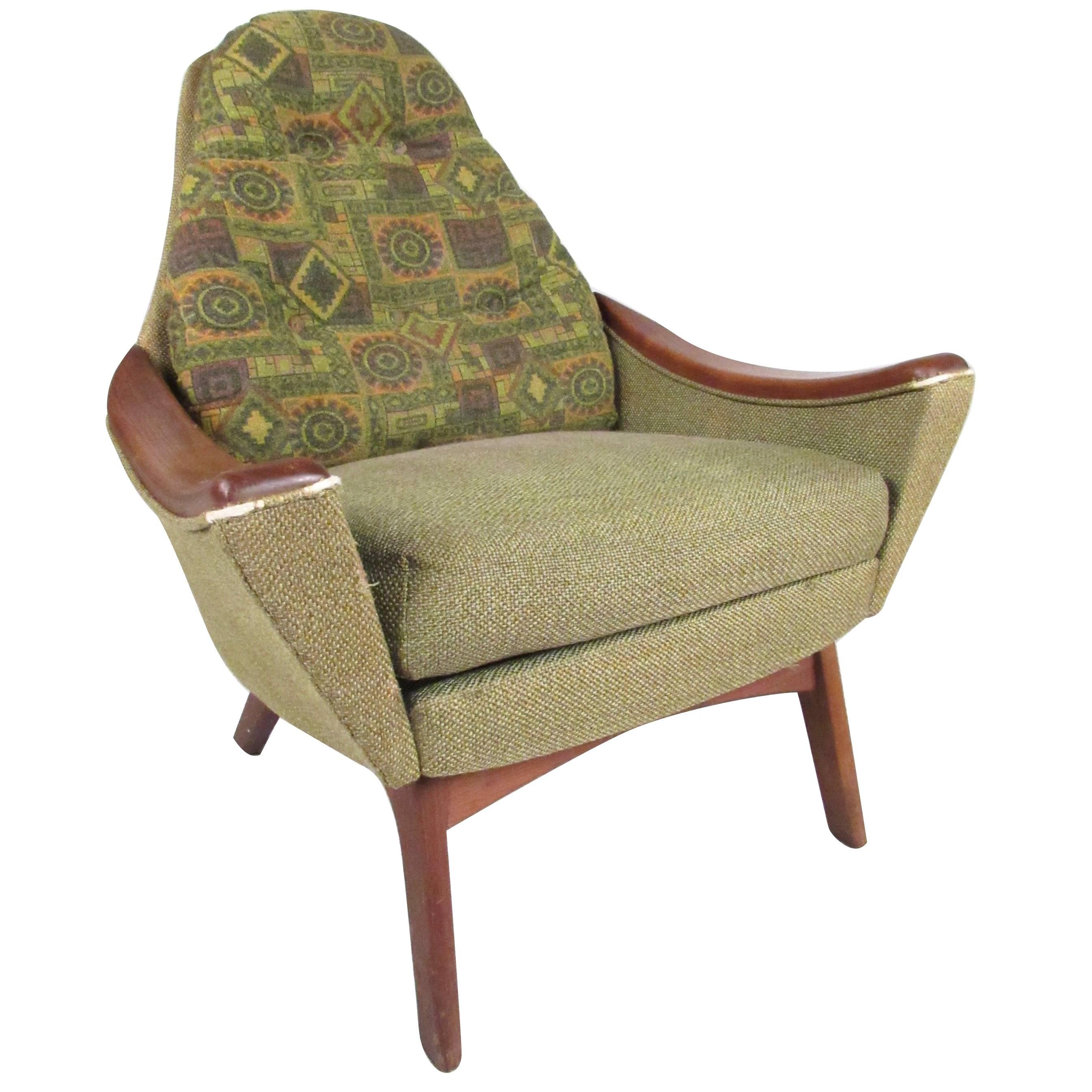 Mid-Century Modern Armchair in the Style of Adrian Pearsall