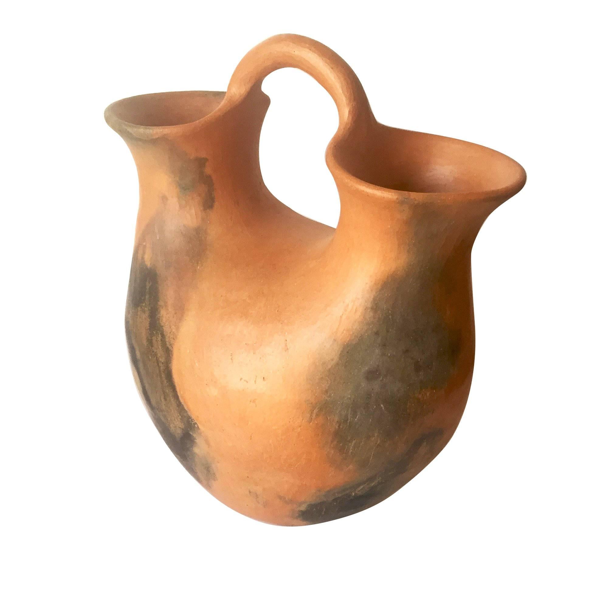 Mexican Burnished Clay Folk Art Ancient Pre-Hispanic Technique Handmade Pottery 2