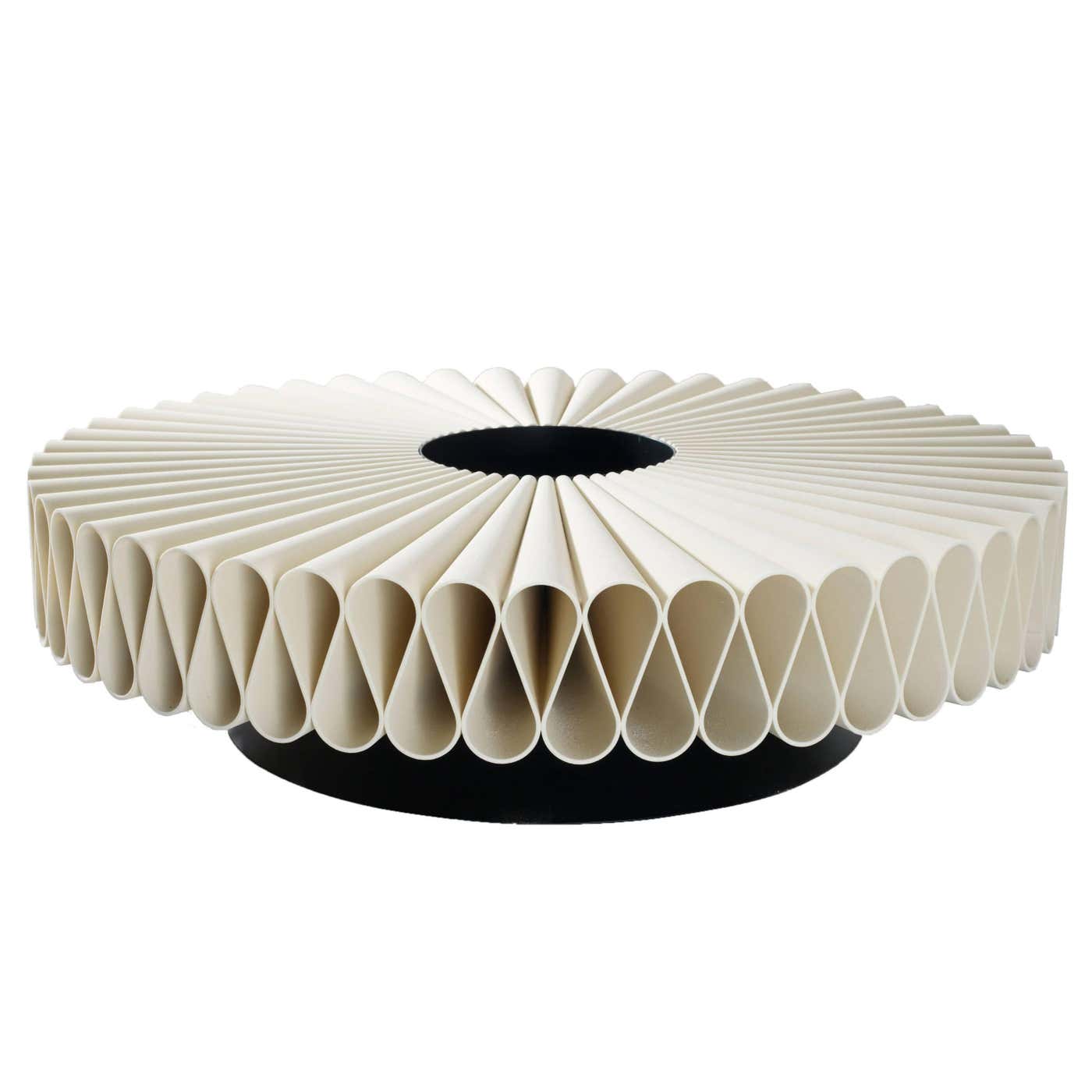 Coffee Table 3D-Printed PMMA, Steel Sheet Table Base, Powder-Coated For ...