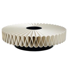 Coffee Table 3D-Printed PMMA, Steel Sheet Table Base, Powder-Coated