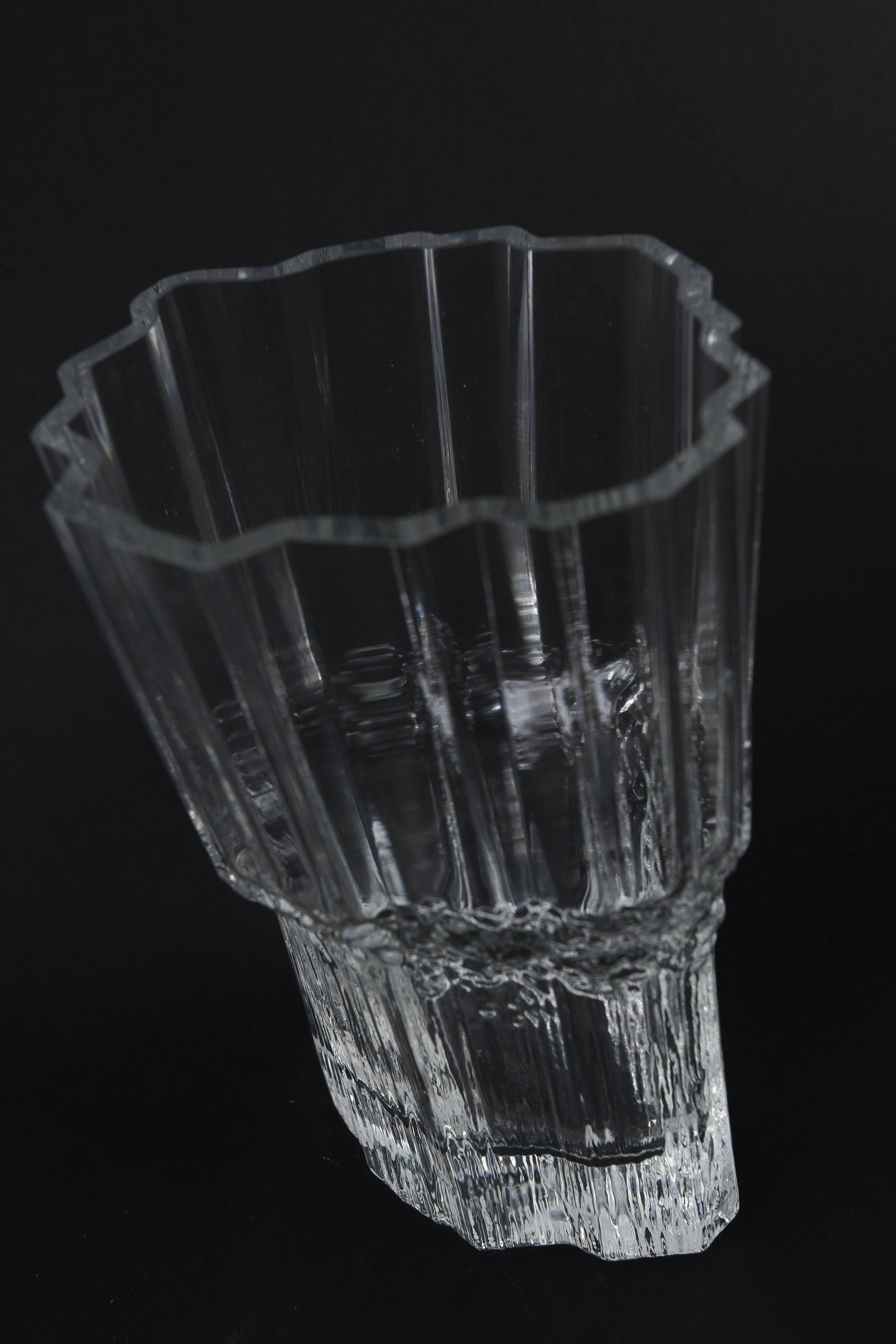 Tapio Wirkkala Glass Vase for Iittala 1