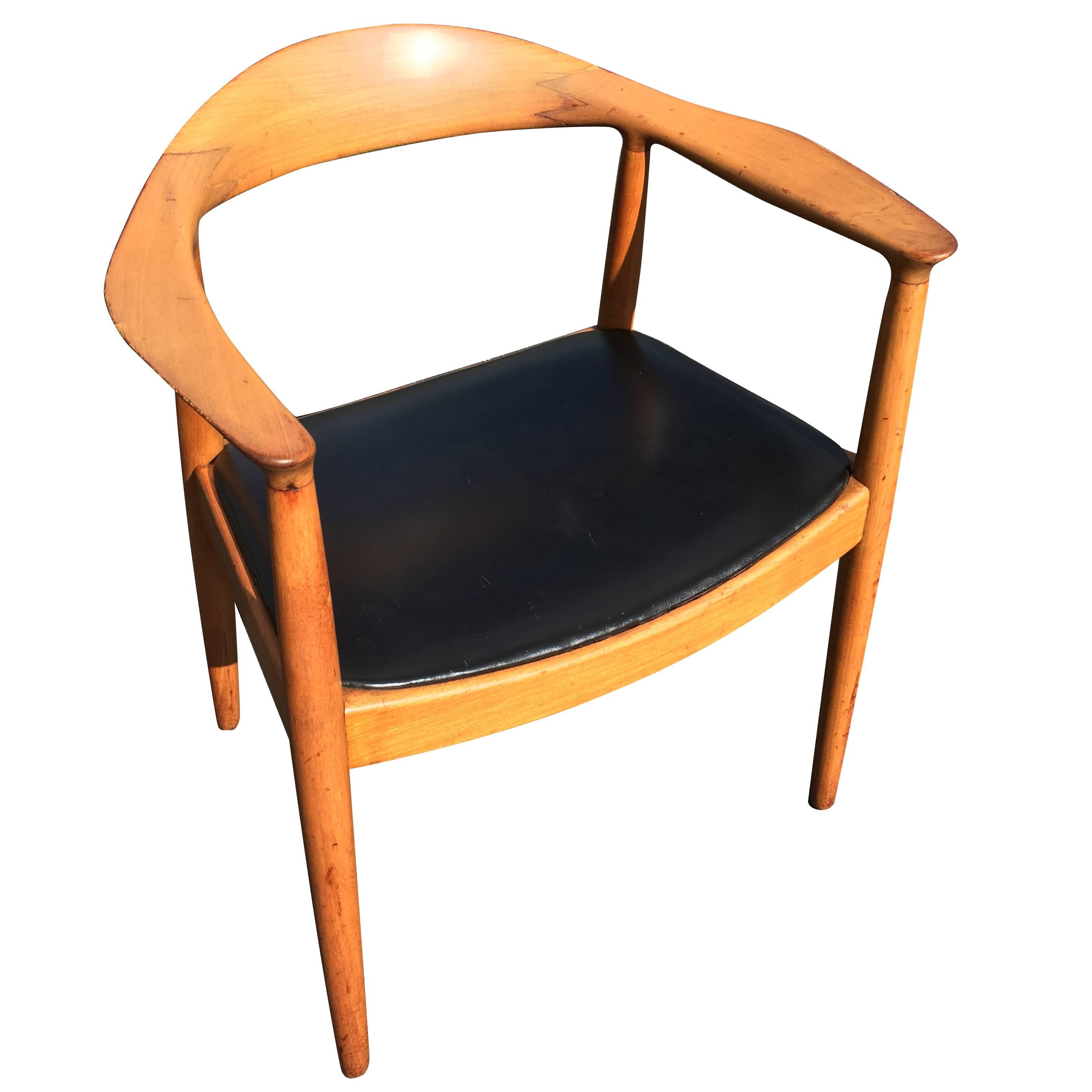 Hans Wegner Style "The Chair" Armchair
