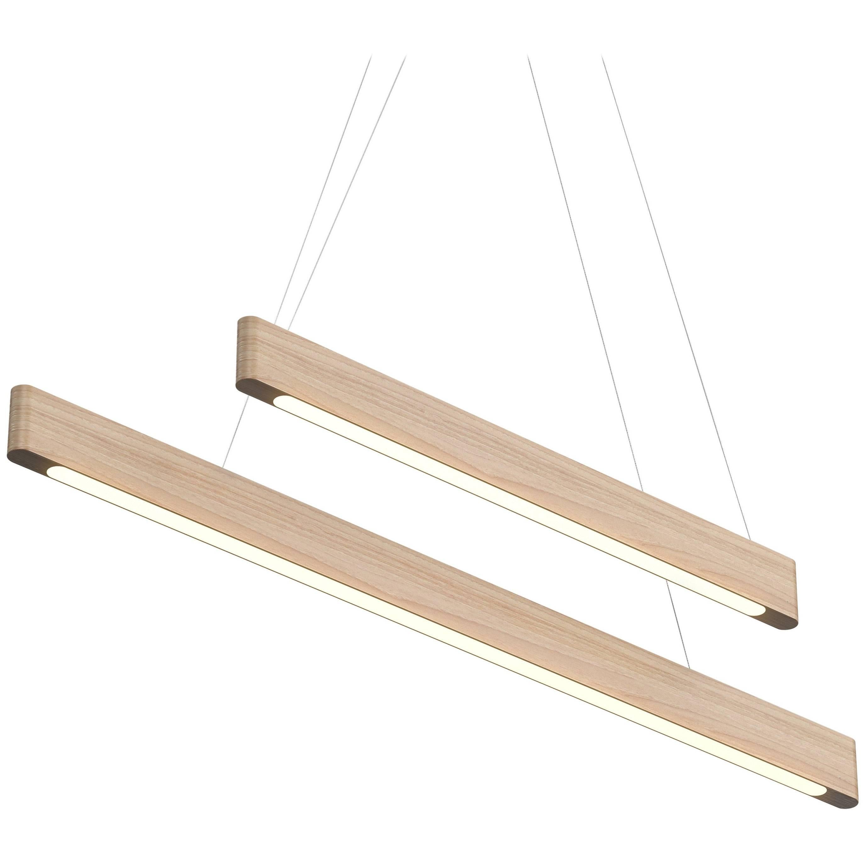 Line Light 4060 White Ash (Parallel) by Matthew McCormick Studio For Sale