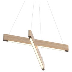 Line Light 4040 White Ash (Cross) by Matthew McCormick Studio