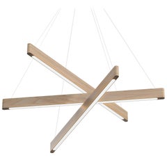 Line Light 606060 White Ash (Cross) by Matthew McCormick Studio