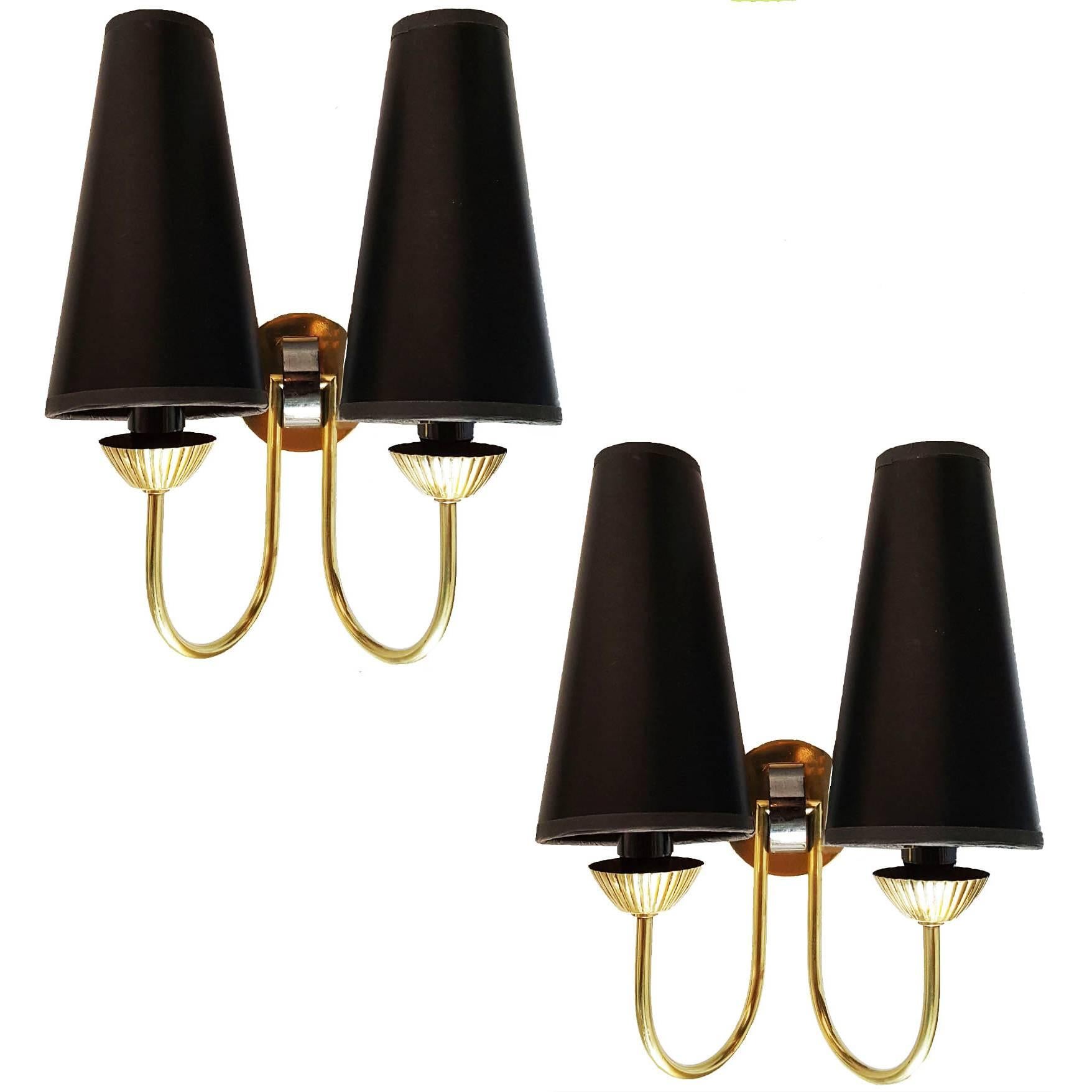 Pair of "Royal Lumieres" Sconces For Sale