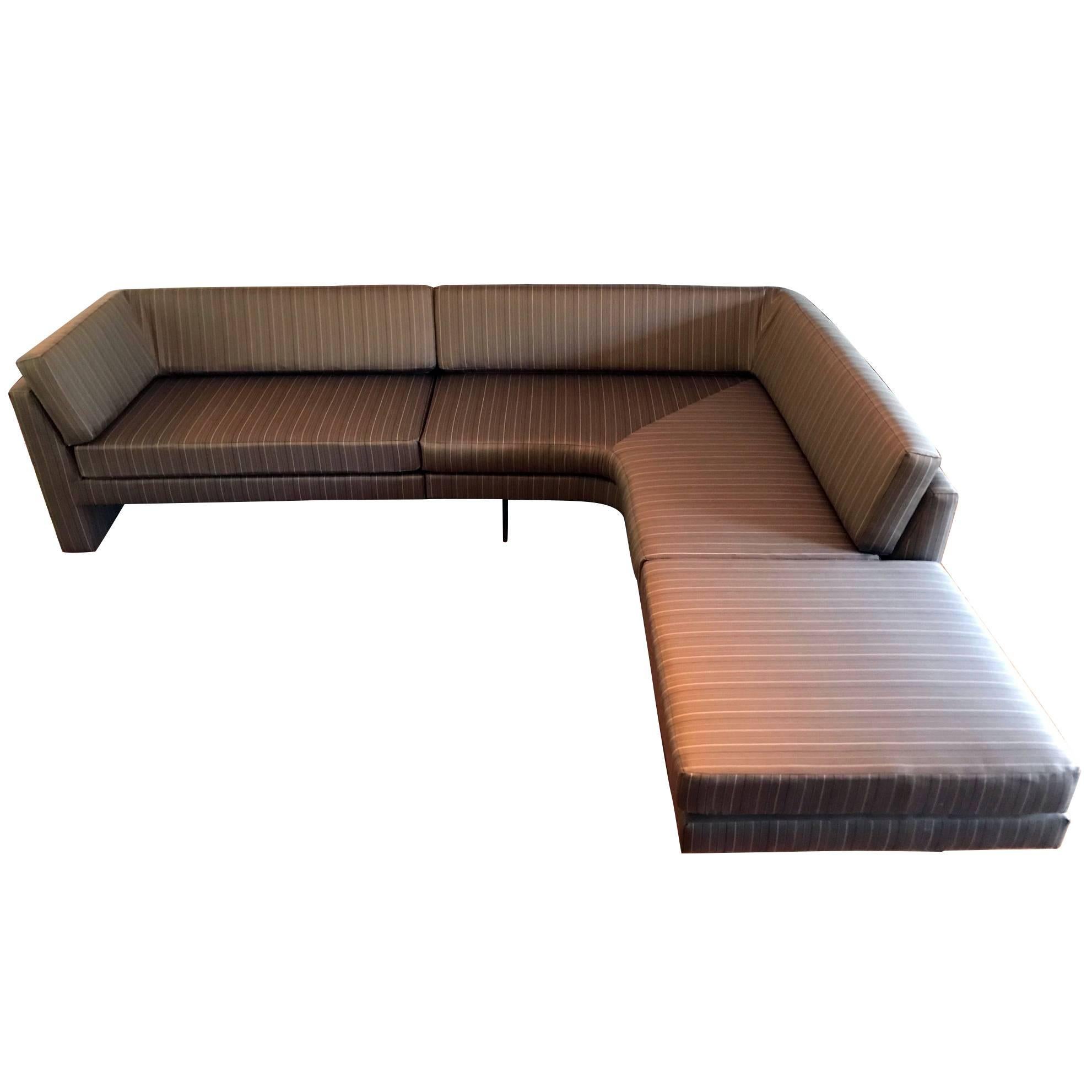 Fantastic Sectional Omnibus Sofa by Vladimir Kagan For Sale
