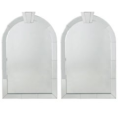 Pair of Pier Venetian Mirrors, Manner of Karl Springer