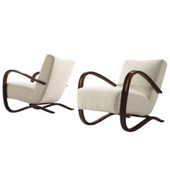 Customized Pierre Frey Halabala Lounge Chair