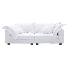 Nebula Nine Cotton Linen Leather or Velvet Covered Sofa 87" by Moroso for Diesel