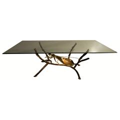 Henri Fernandez for Atelier Duval-Brasseur Huge Coffee Table Sculpture 7