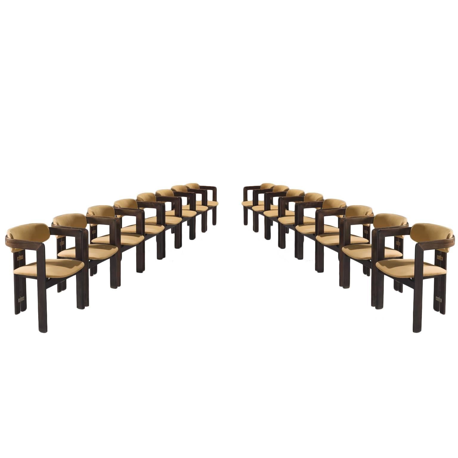 Augosto Savini Set of Sixteen 'Pamplona' Chairs