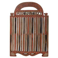 Danish Folk Art Loom, Dated 1827 3