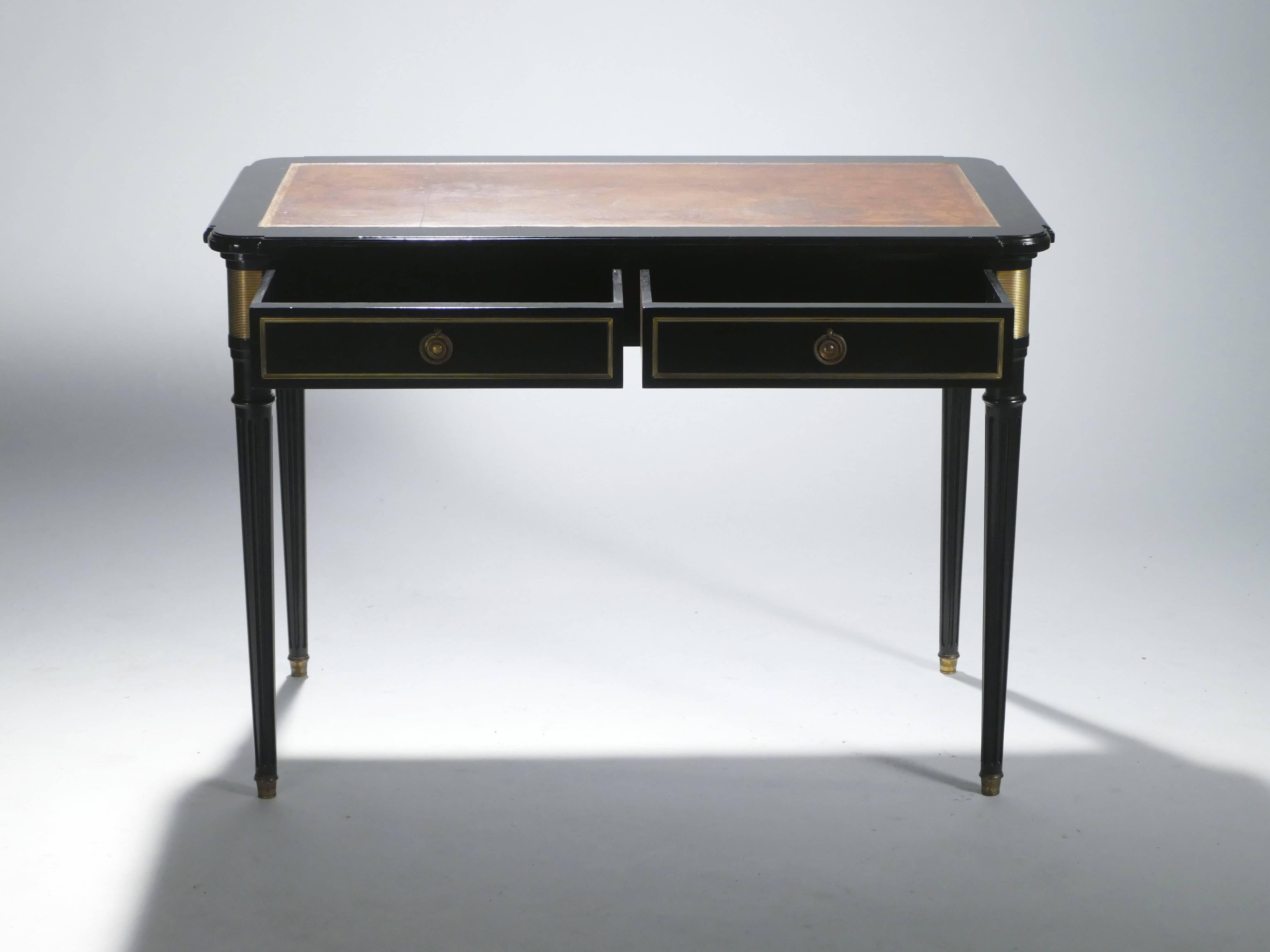 Mid-20th Century Maurice Hirsch Neoclassical Desk, 1950s