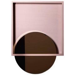 Skeptic Wall Mirror in Rose from the Qualia Collection by Azadeh Shladovsky