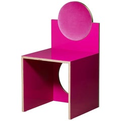 Void Chair in Fuchsia from the Qualia Collection by Azadeh Shladovsky