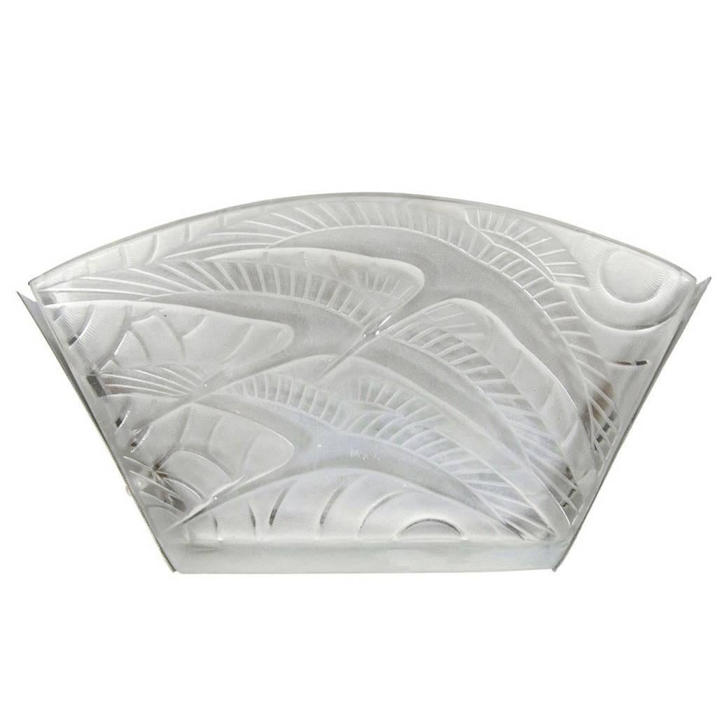 Art Deco Sconce by D
Avesn  Depicting Stylized Art Deco Cranes
