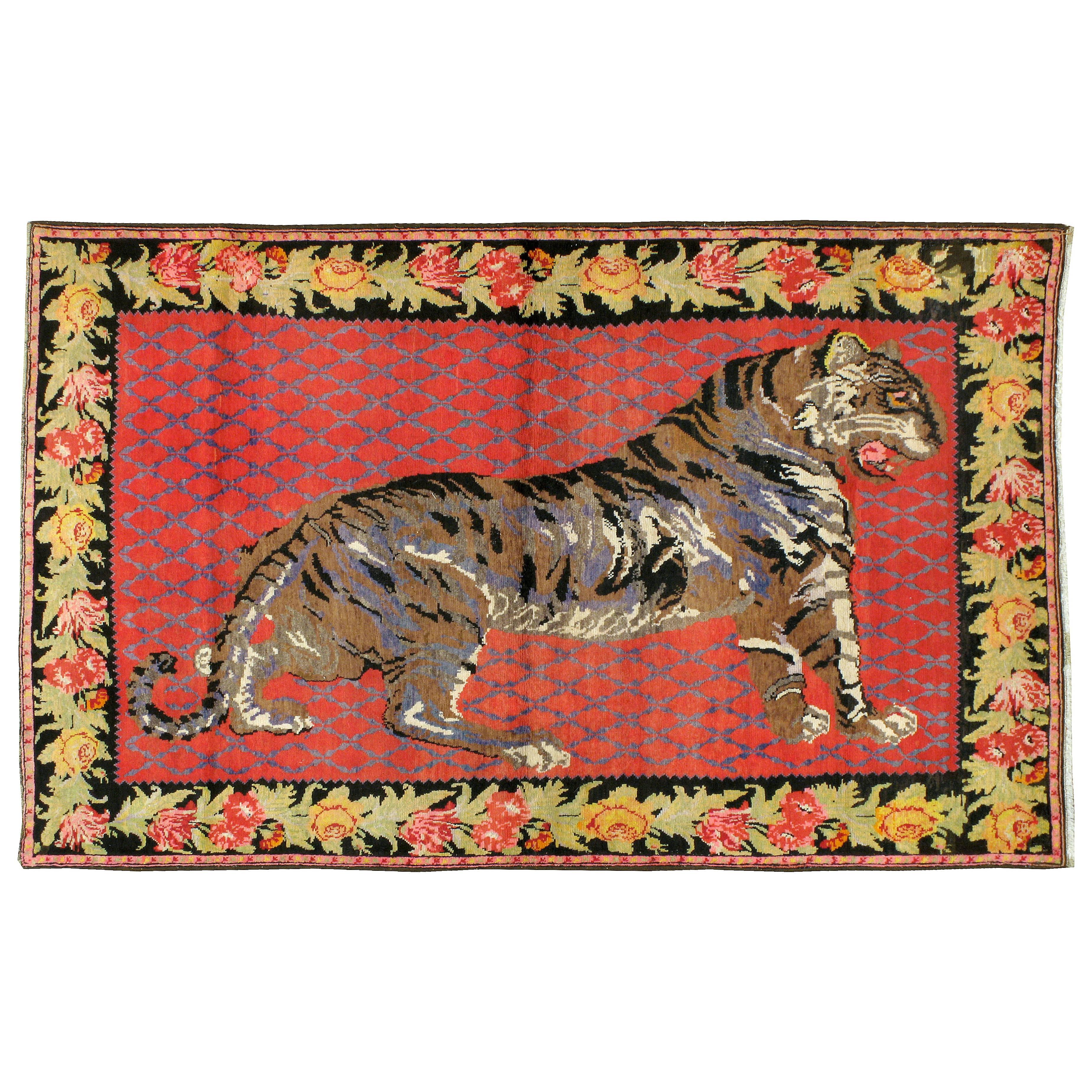 Vintage Russian Karabagh Vladimir Lenin Rug at 1stDibs | lenin carpet