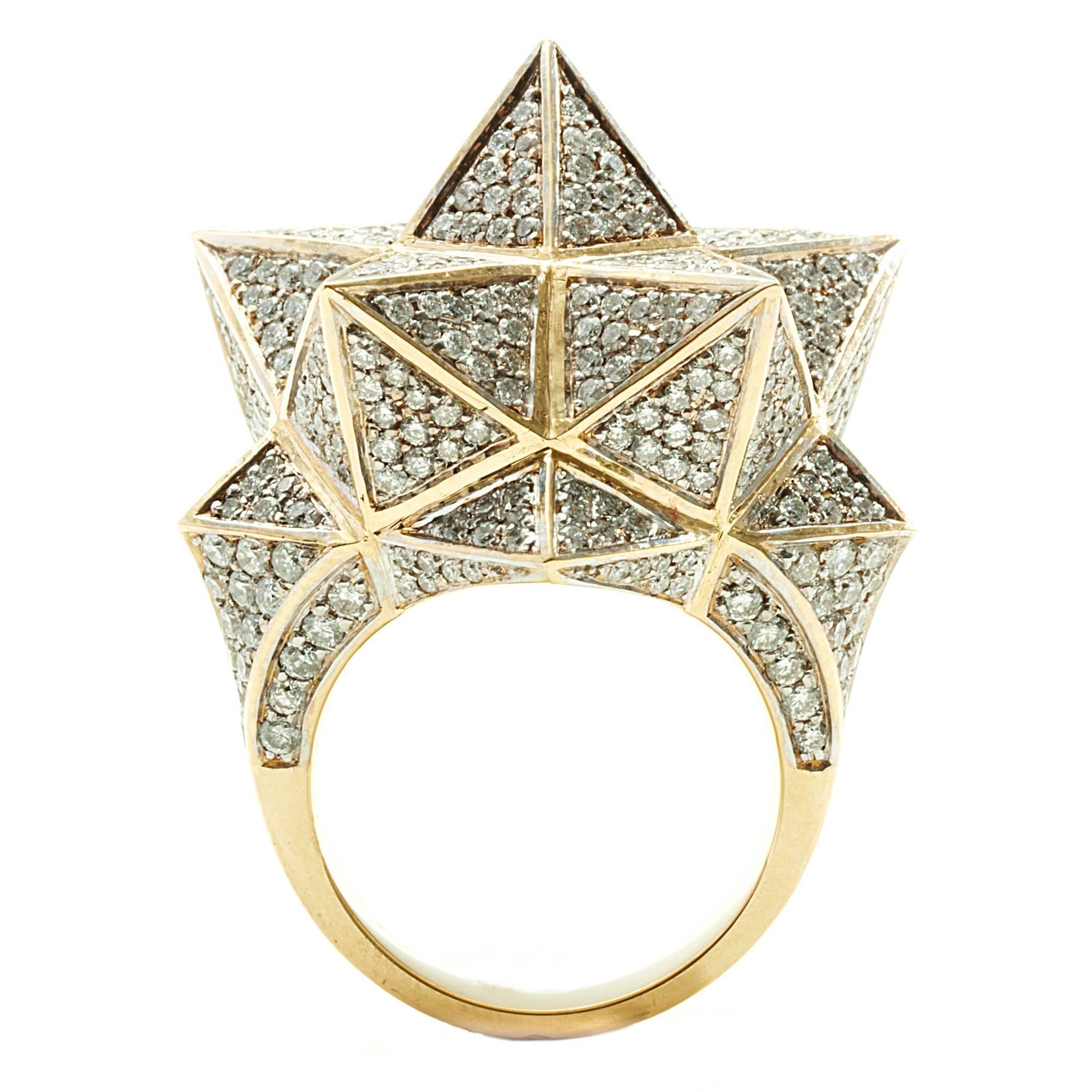 Star Tetra Diamond Ring