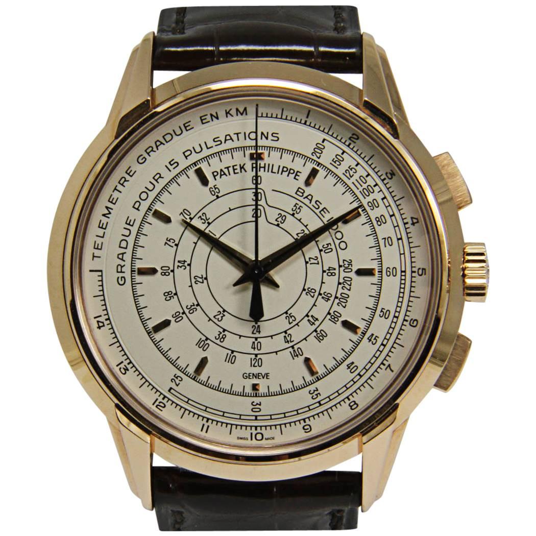 Patek Philippe rose gold Jubilaum 175 Ltd Ed automatic wristwatch Ref 5975R-001 For Sale