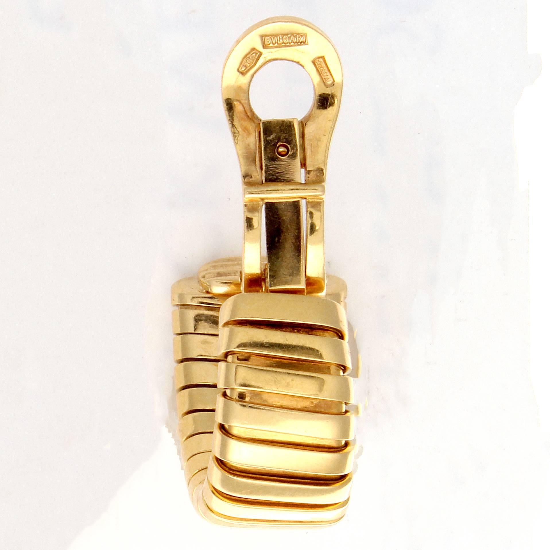 bulgari tubogas earrings