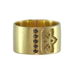 Black Diamond Gold Ring 3