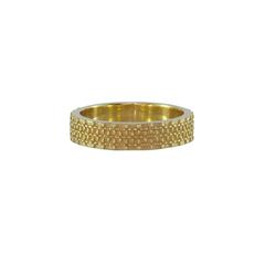 Gold Patterned Ring 11