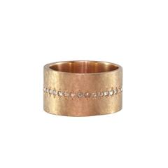 Rose Cut Diamond Rose Gold Ring 9
