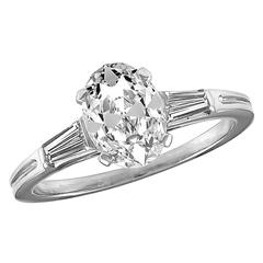 Tiffany & Co. 1.20 Carat Diamond Platinum Engagement Ring 11