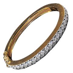 Diamond Gold Bangle Bracelet Diamond Gold Bangle Bracelet