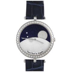 VAN CLEEF & ARPELS Diamond and Sapphire Day and Night Watch 9